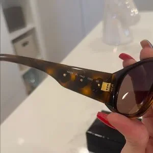 Vintage Chanel Gold Camilla Tortoise Sunglasses CHANEL | Accessories | Vintage Chanel Gold Camilla Tortoise  main image 3